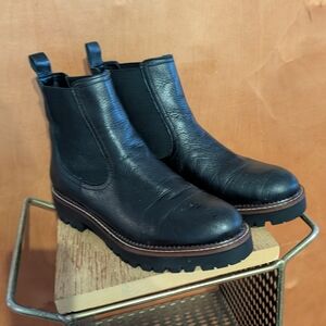 Camille La Vie Black Leather Women's Boots